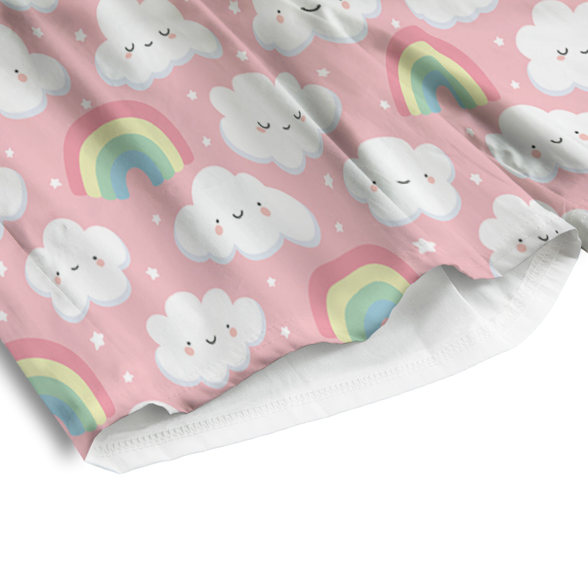 Cloud Cute Print Pattern Men's Athletic Shorts-grizzshop