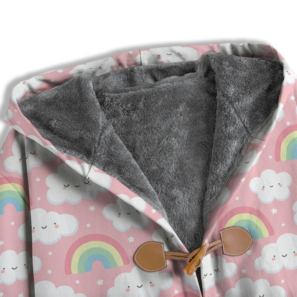 Cloud Cute Print Pattern Men's Windbreaker Jacket-grizzshop