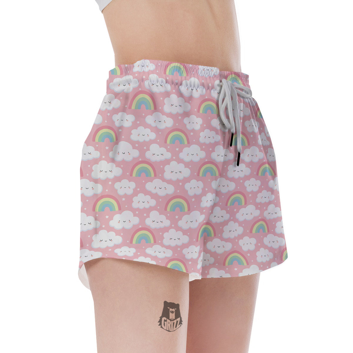 Cloud Cute Print Pattern Women's Shorts-grizzshop