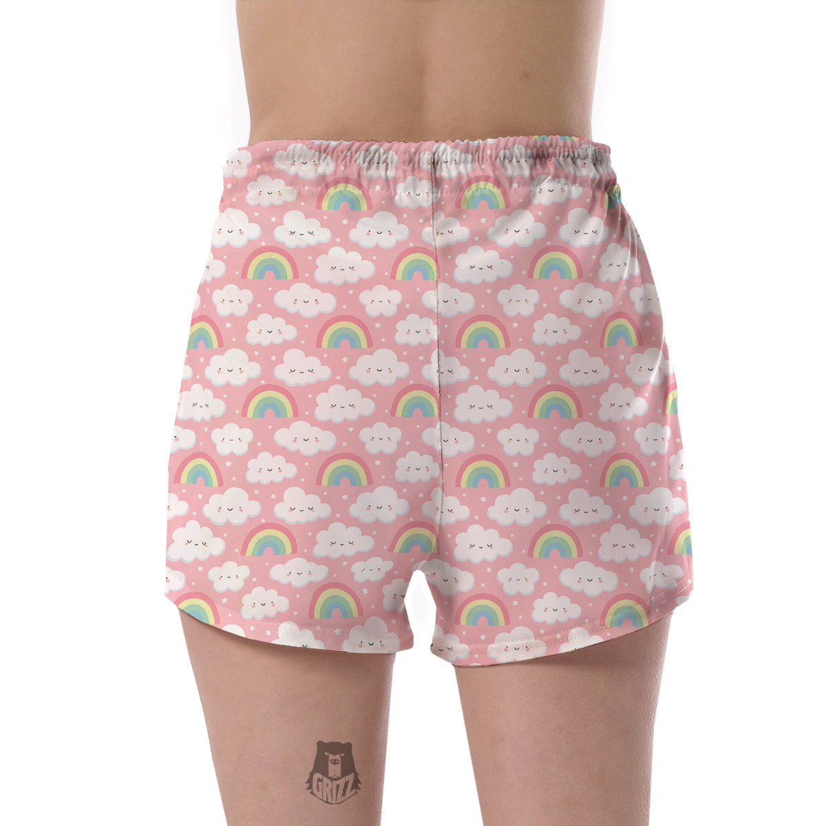 Cloud Cute Print Pattern Women's Shorts-grizzshop