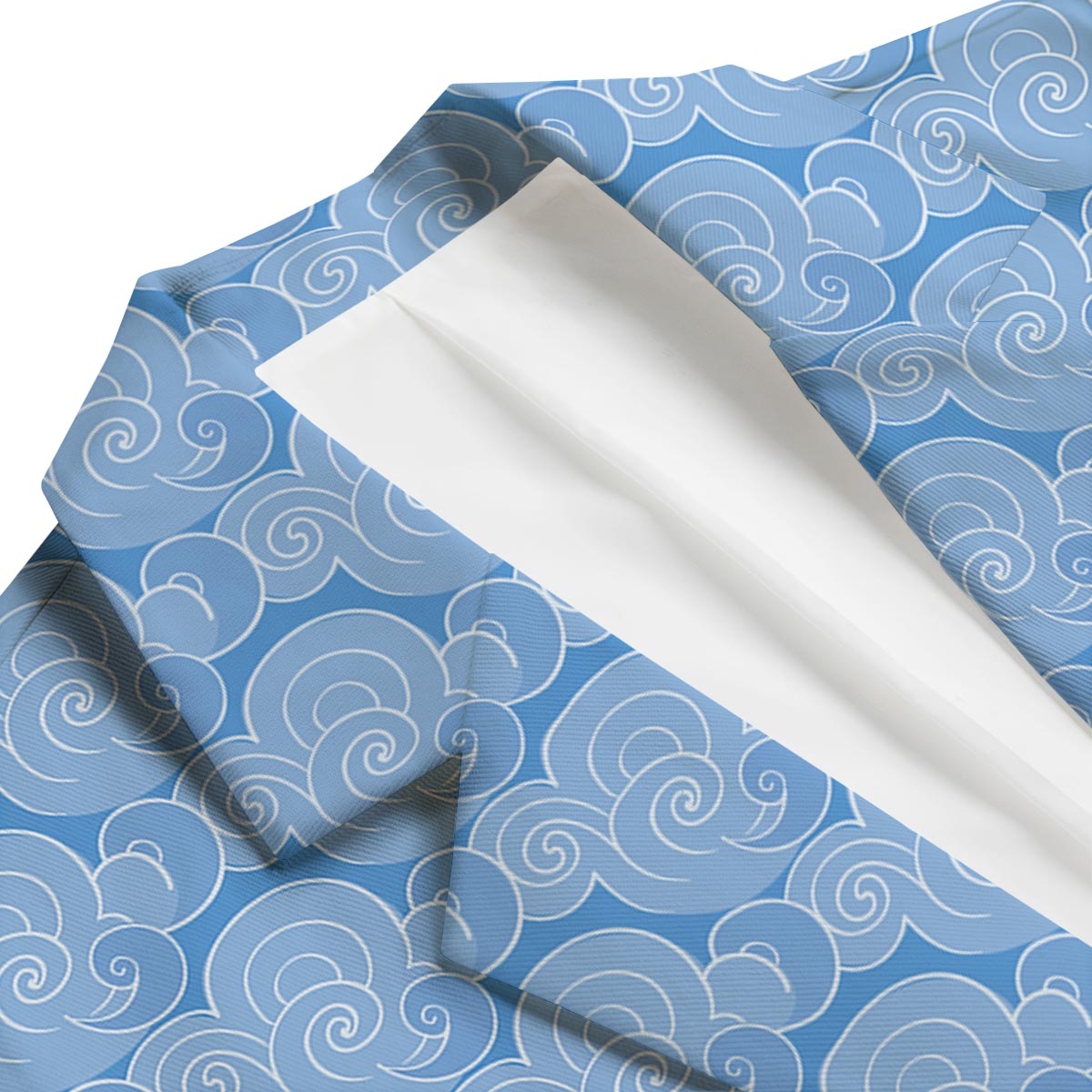 Cloud Pattern Print Men's Blazer-grizzshop