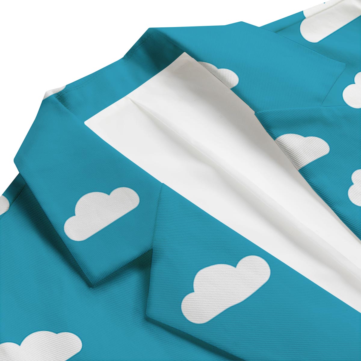 Cloud Print Pattern Men's Blazer-grizzshop