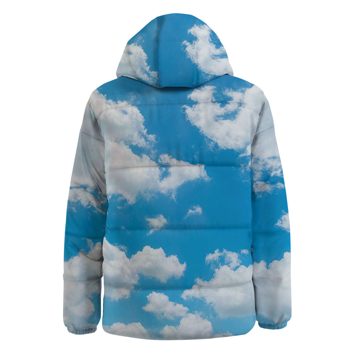 Cloud Sky Print Down Jacket-grizzshop
