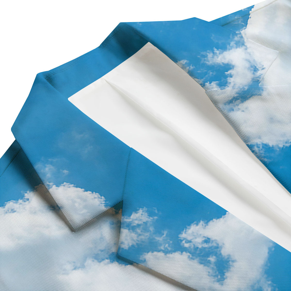 Cloud Sky Print Men's Blazer-grizzshop