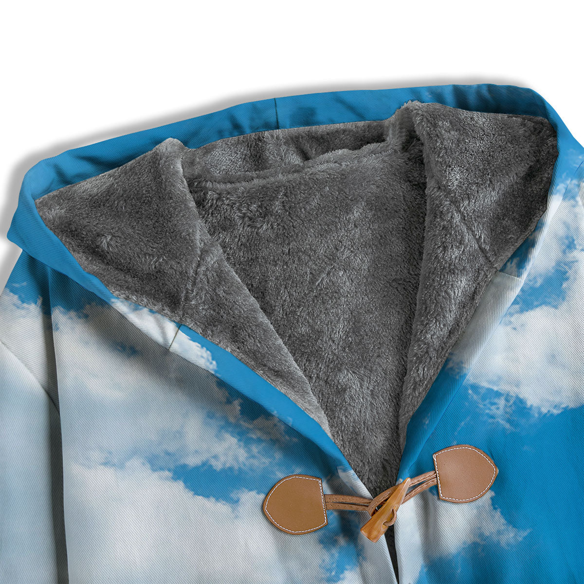 Cloud Sky Print Men's Windbreaker Jacket-grizzshop