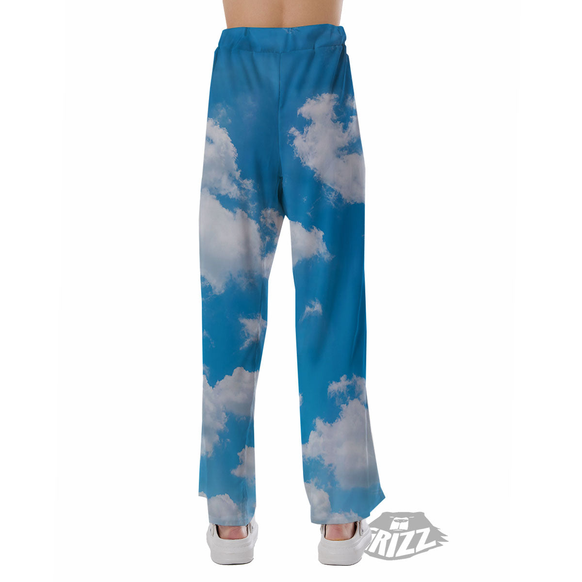Cloud Sky Print Pajama Pants-grizzshop