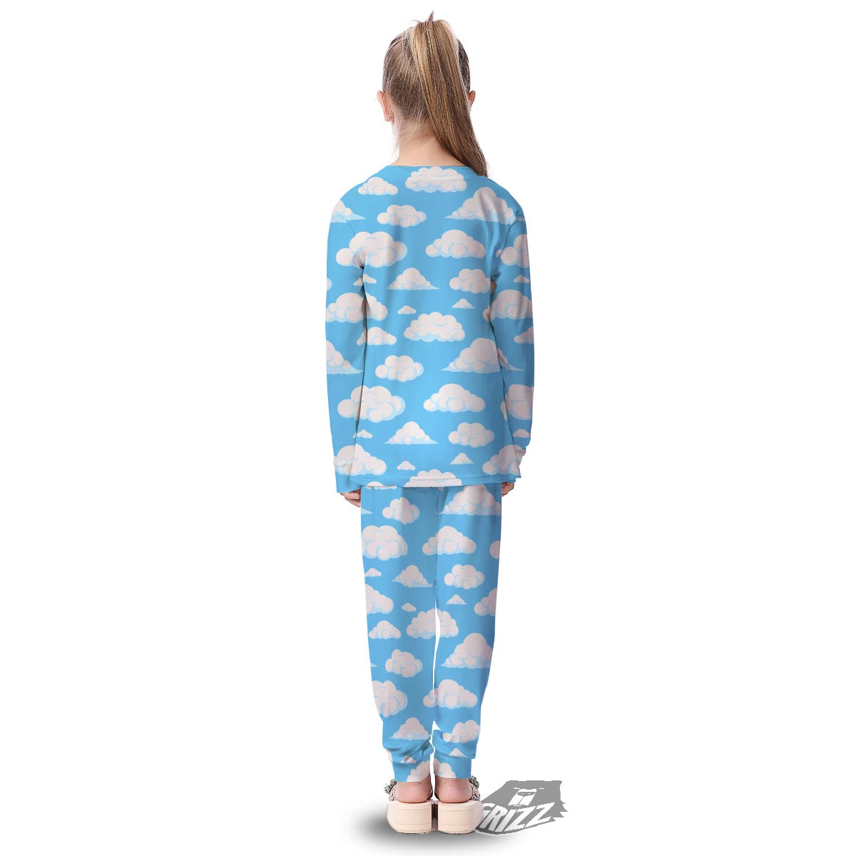 Cloud Sky Print Pattern Kid's Pajamas-grizzshop