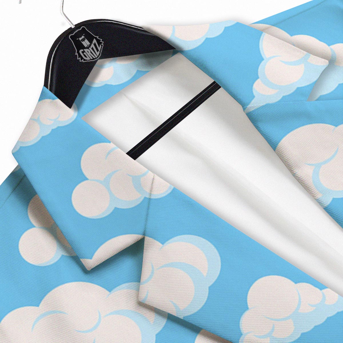 Cloud Sky Print Pattern Men's Sport Coat-grizzshop