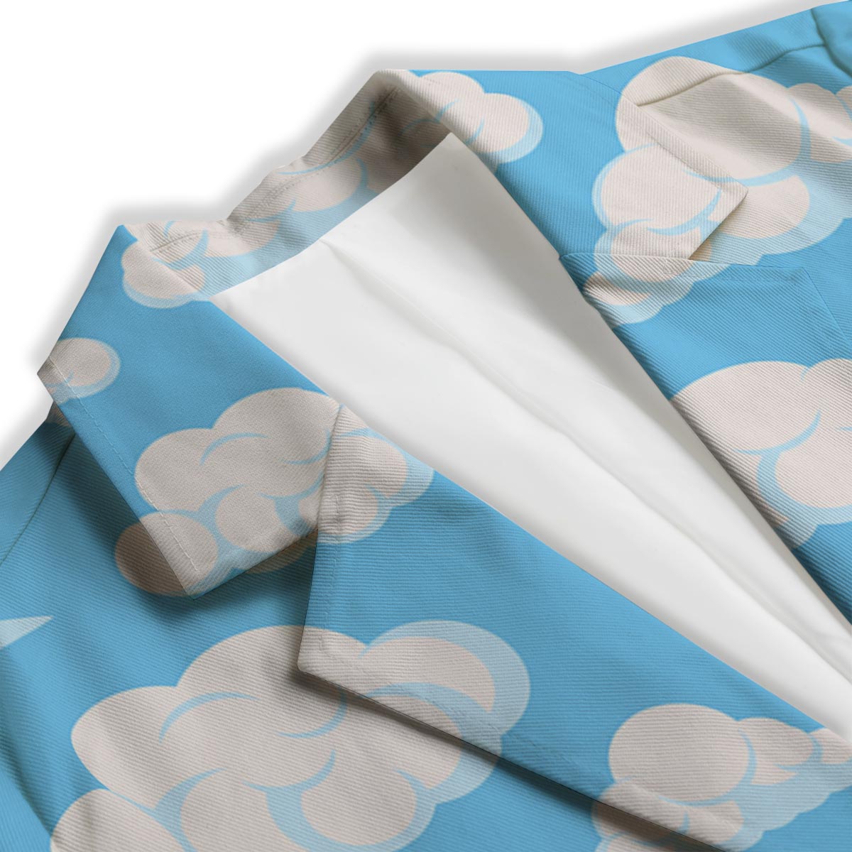 Cloud Sky Print Pattern Women's Blazer-grizzshop