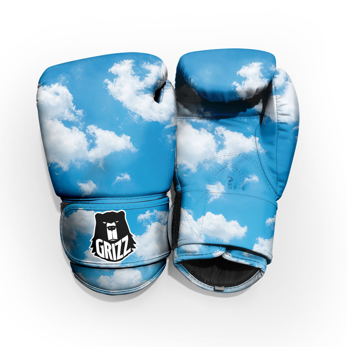 Cloud Sky Print Sparring Gloves-grizzshop