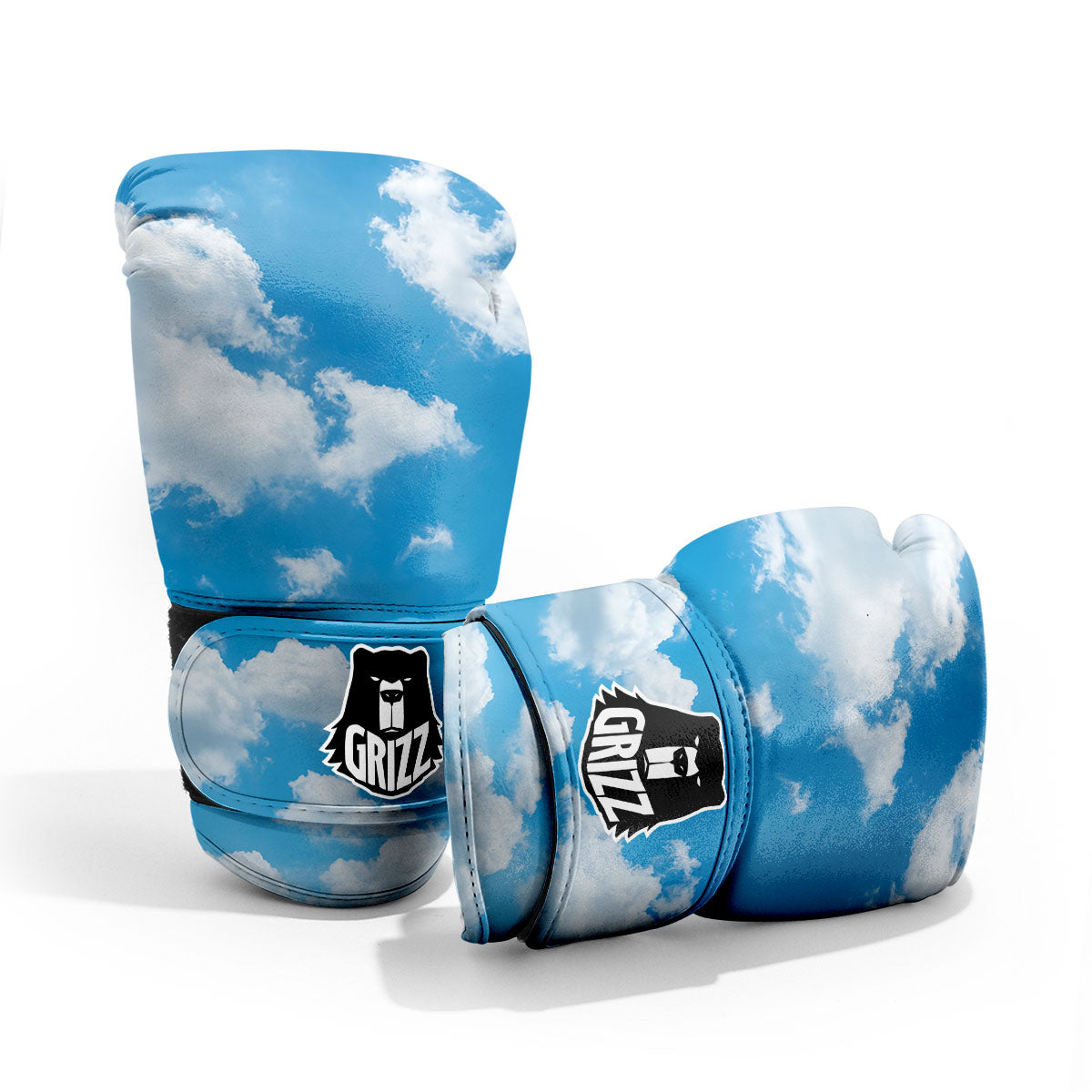 Cloud Sky Print Sparring Gloves-grizzshop