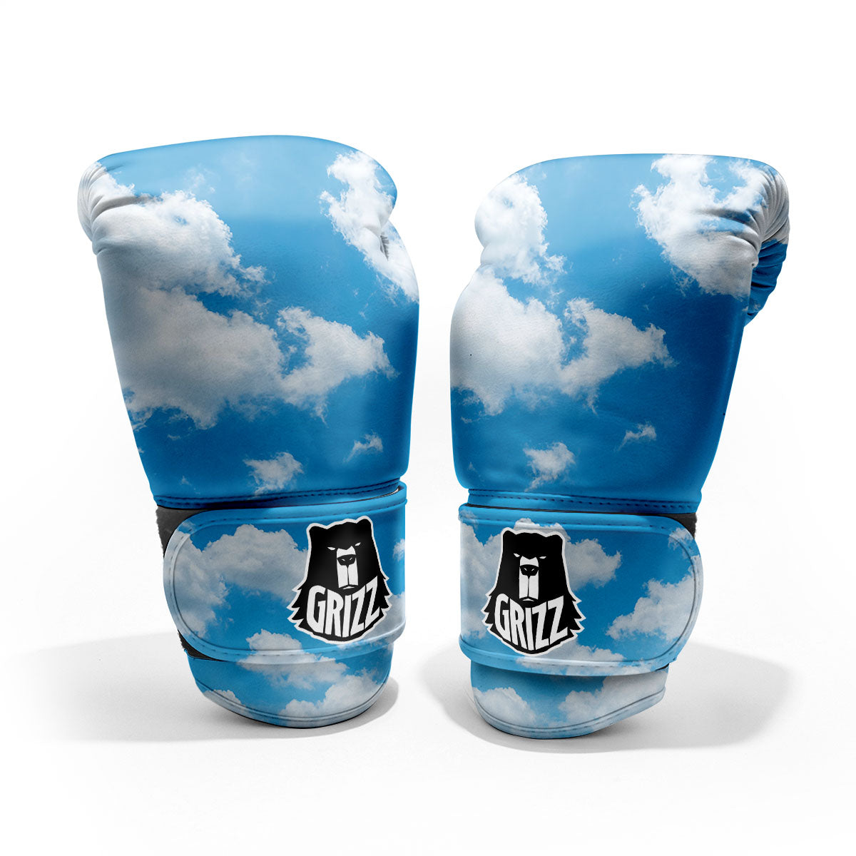 Cloud Sky Print Sparring Gloves-grizzshop