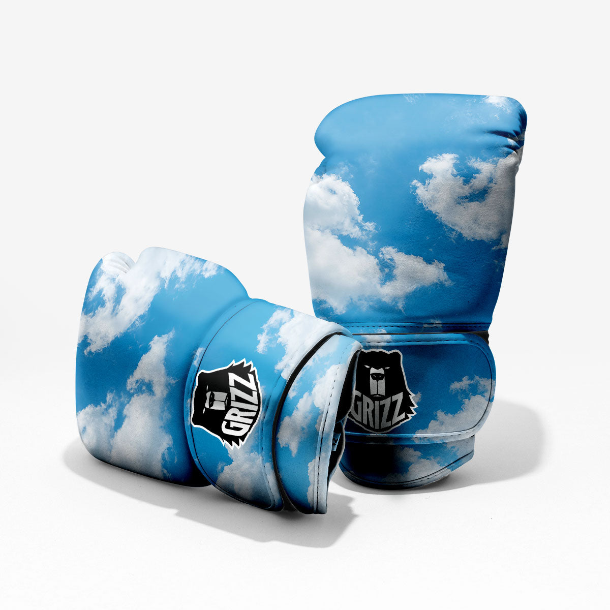 Cloud Sky Print Sparring Gloves-grizzshop