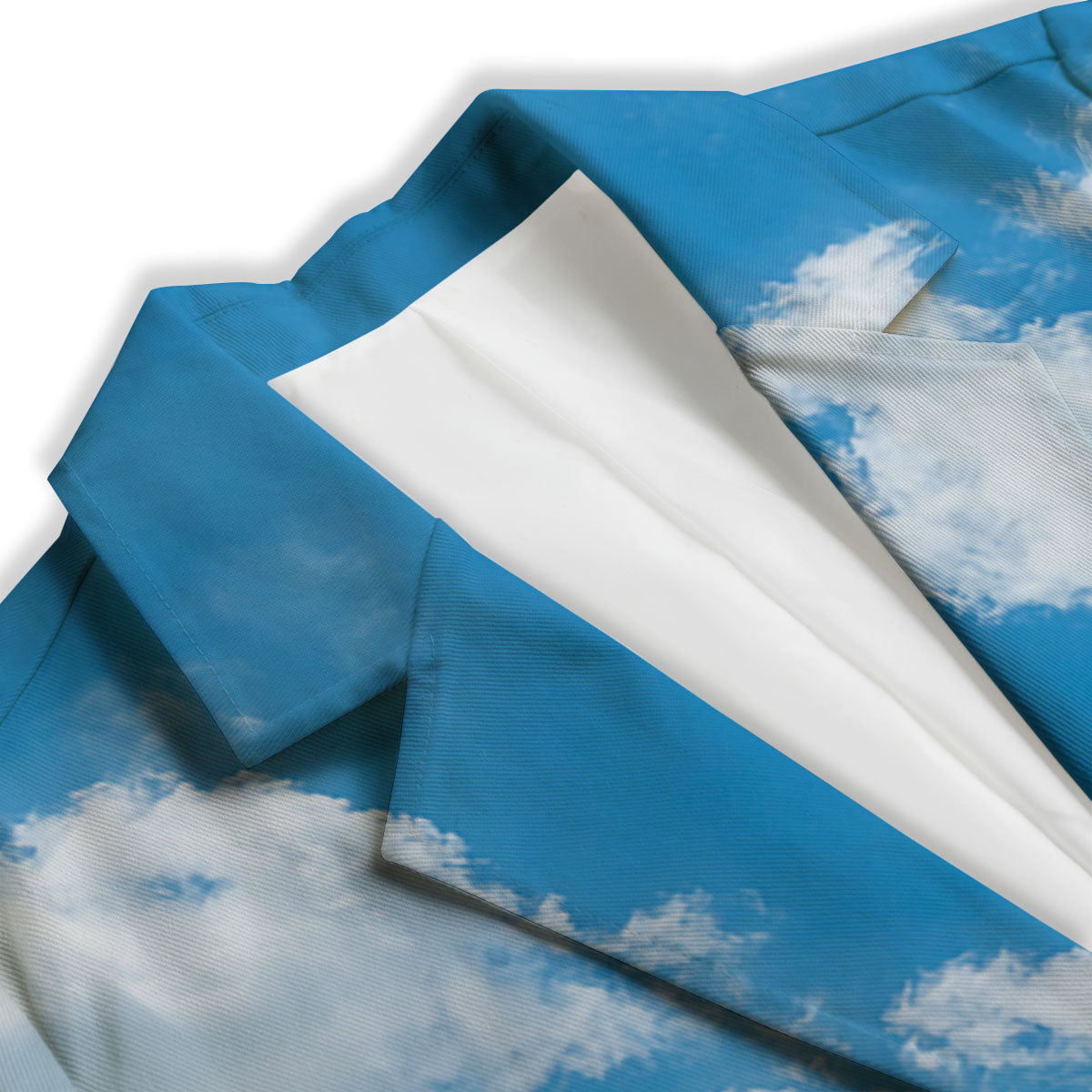 Cloud Sky Print Women's Blazer-grizzshop