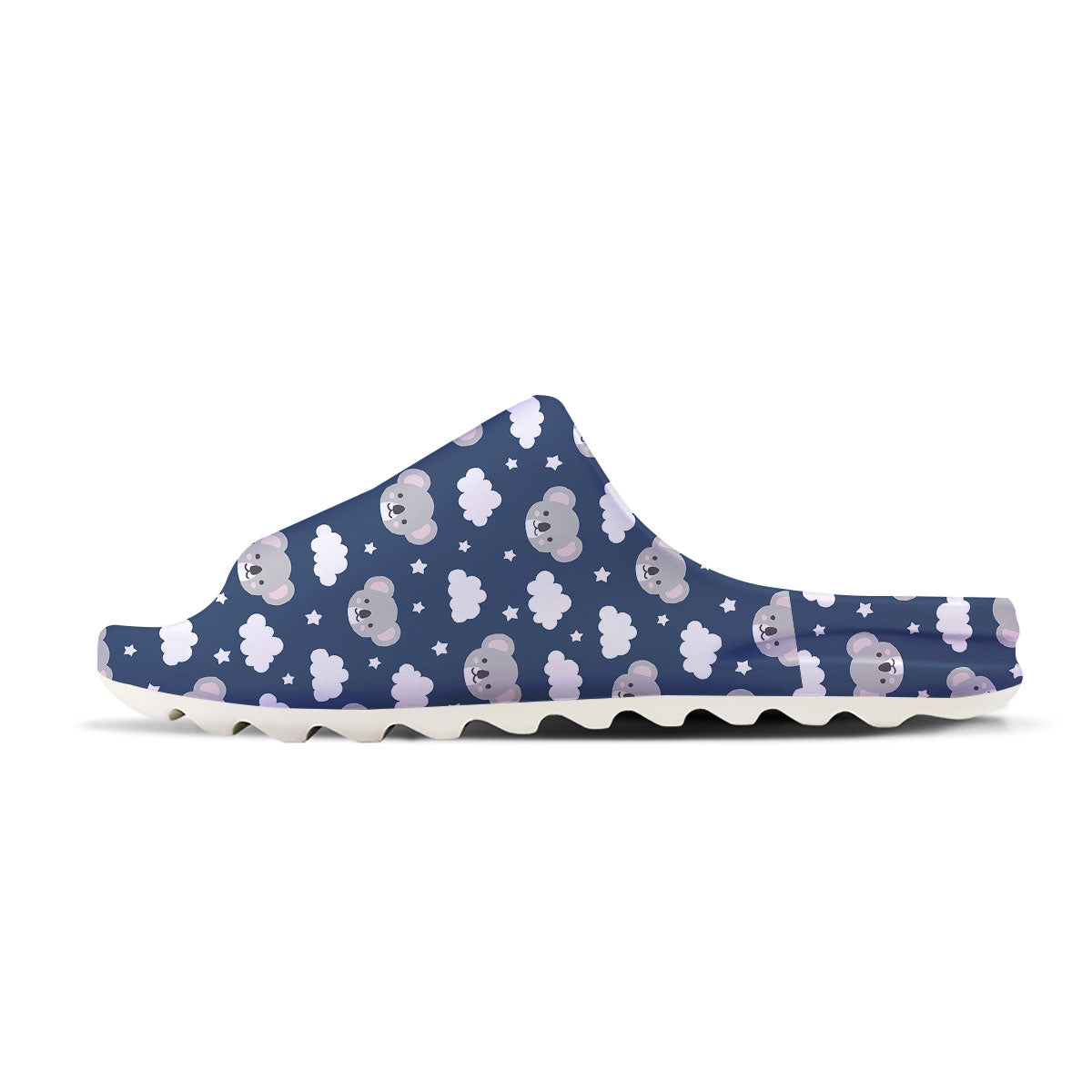 Cloud And Koala Bear Print Pattern Sandals-grizzshop