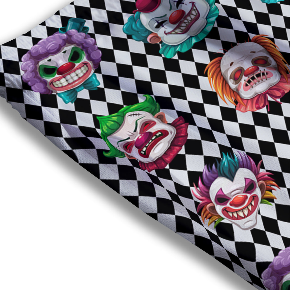 Eggplant Cute Print Pattern Mesh Shorts