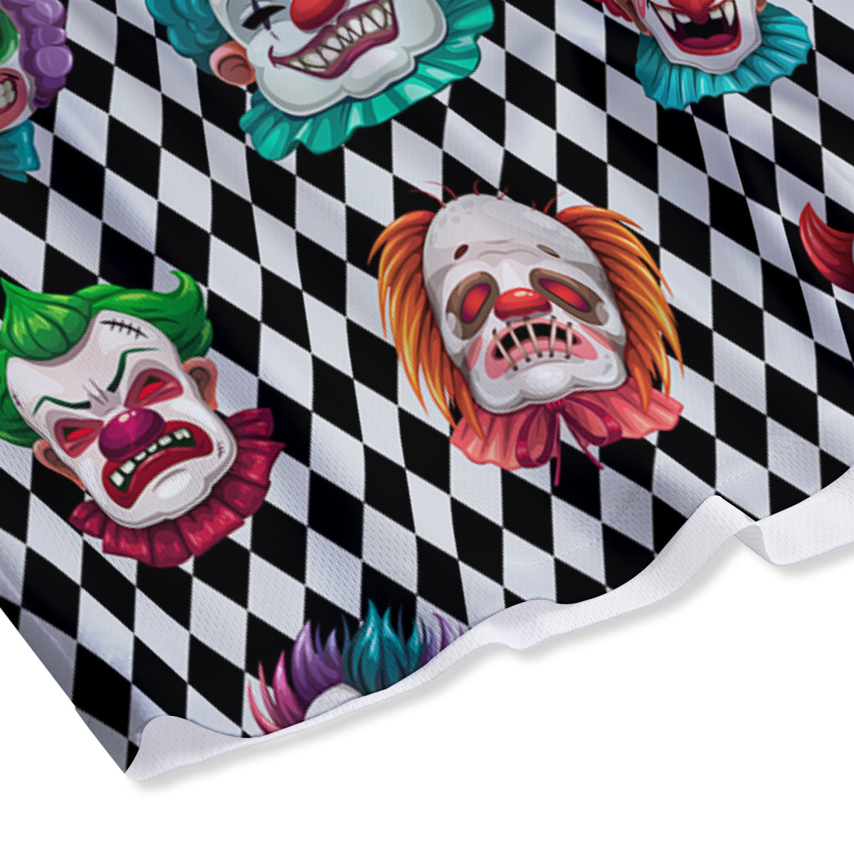 Eggplant Cute Print Pattern Mesh Shorts