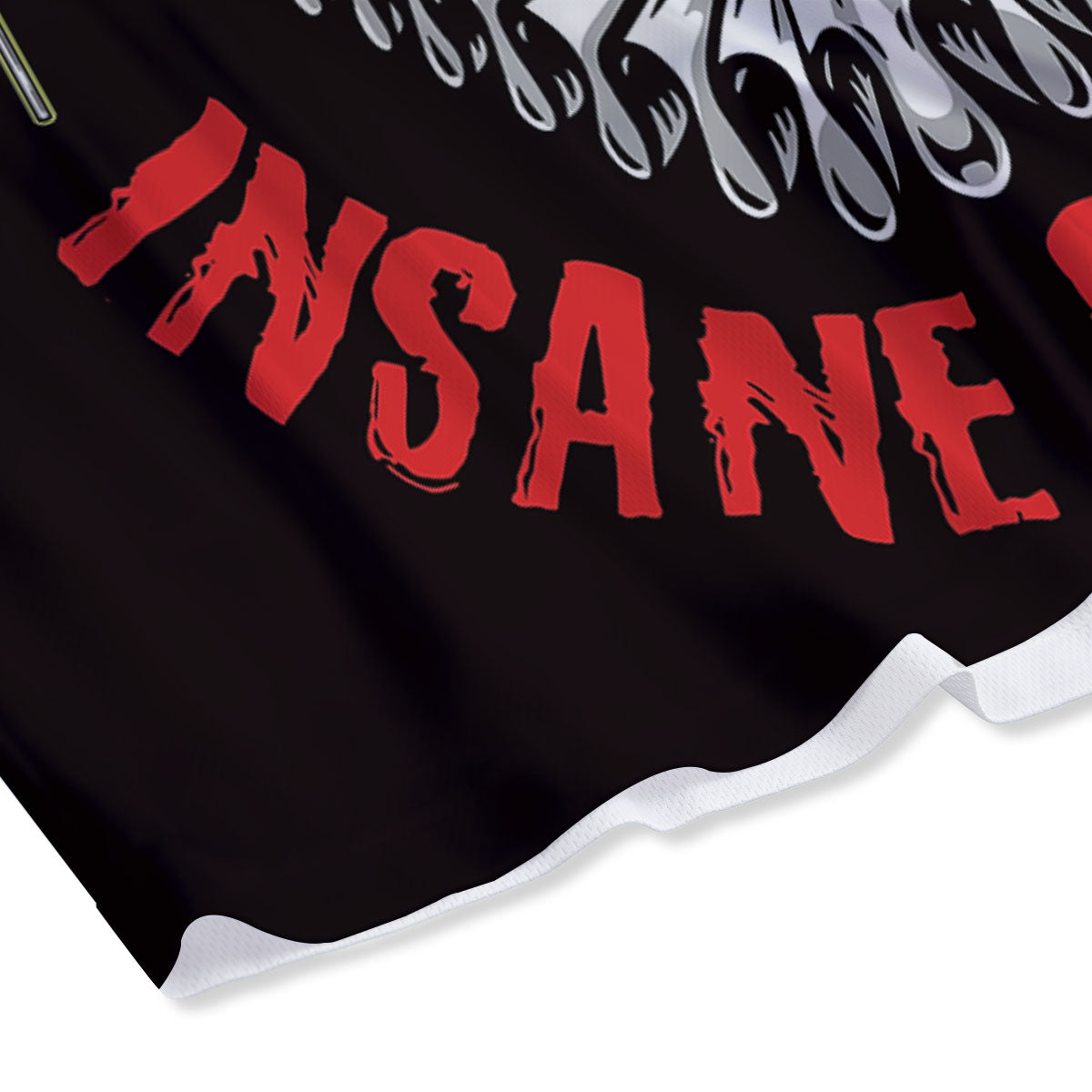 Clown Halloween Print Mesh Shorts