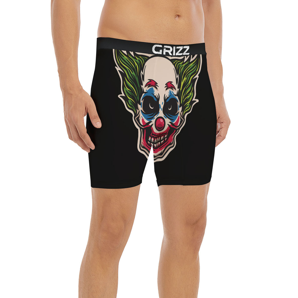Clown Scary Cartoon Print Boxer Briefs-grizzshop
