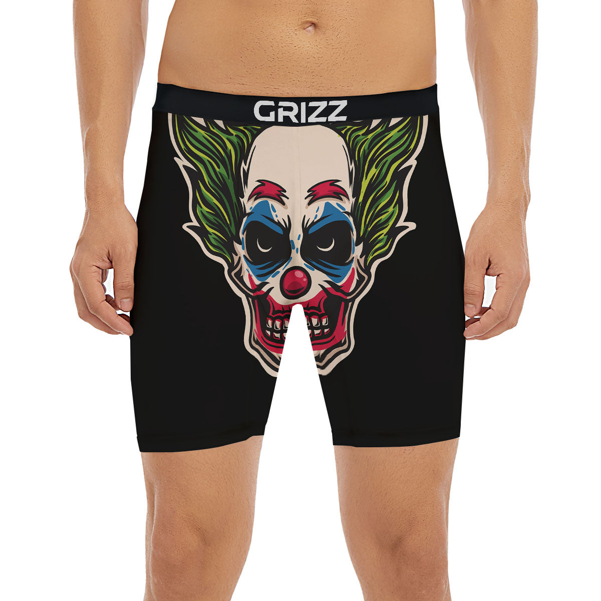 Clown Scary Cartoon Print Boxer Briefs-grizzshop