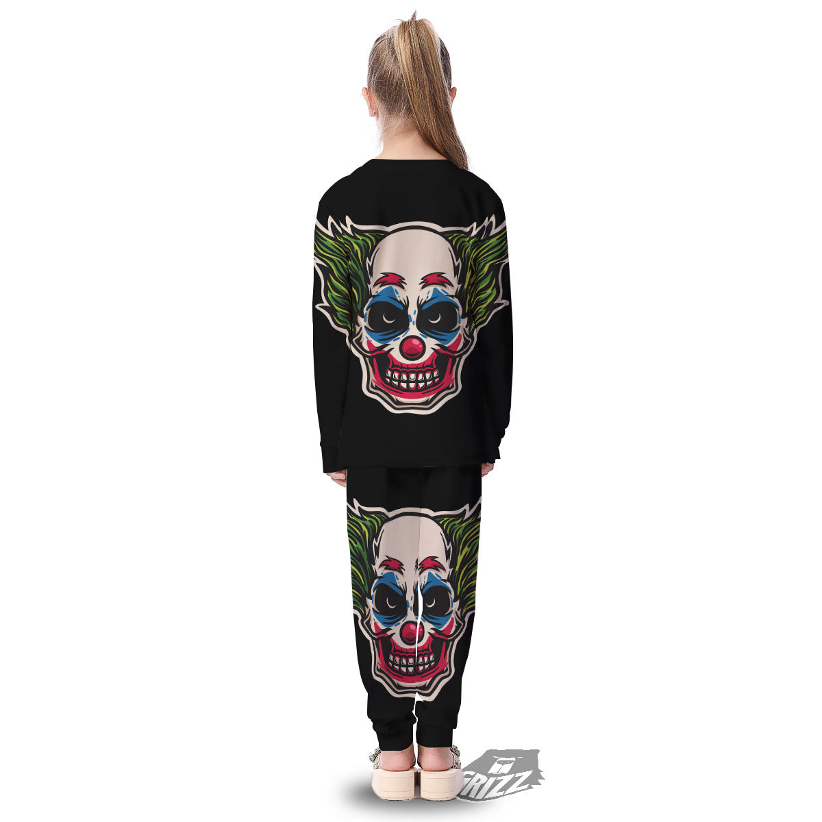 Clown Scary Cartoon Print Kid's Pajamas-grizzshop