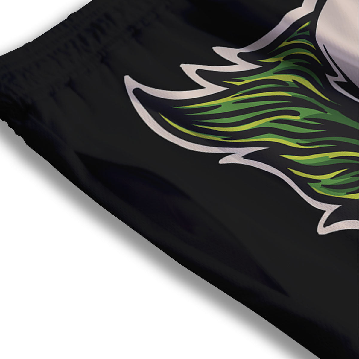 Clown Scary Cartoon Print Mesh Shorts