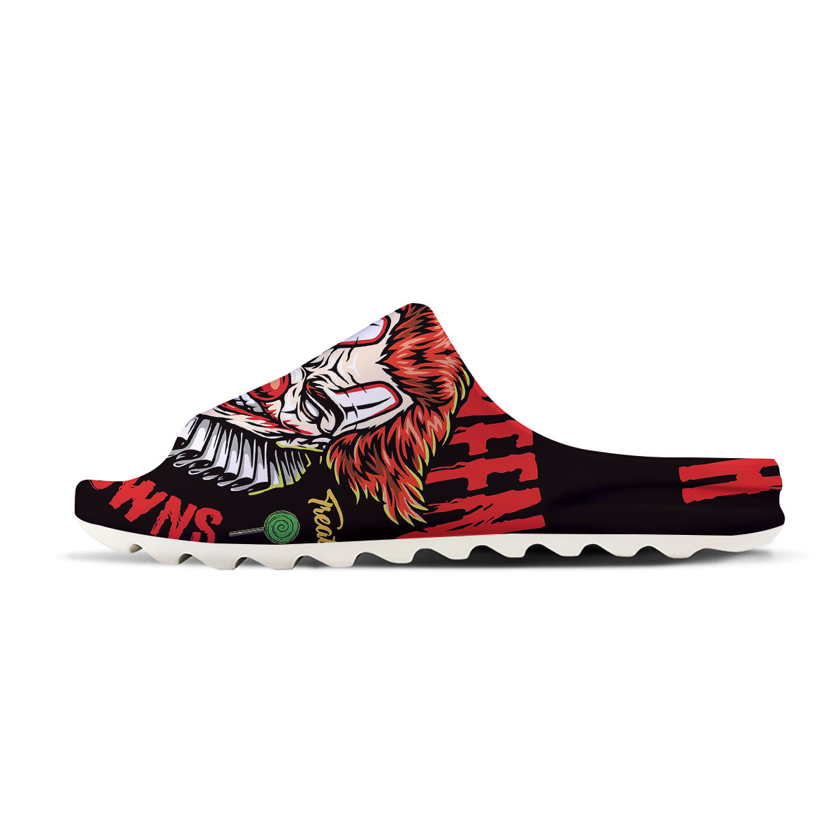 Clown Halloween Print Sandals-grizzshop