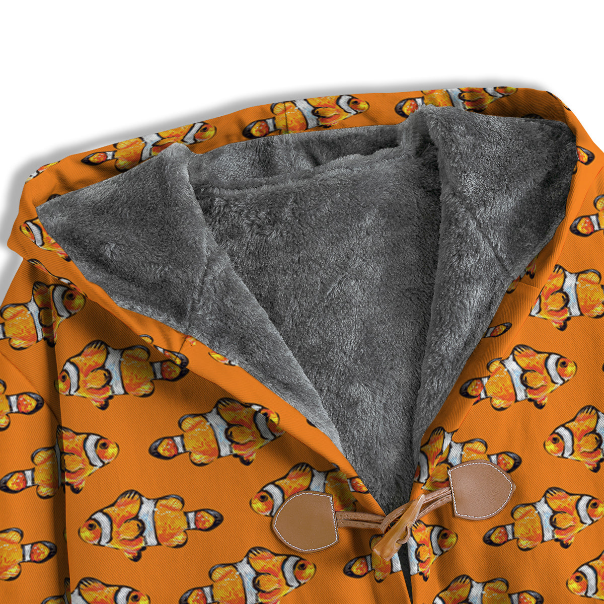 Clownfish Orange Print Pattern Men's Windbreaker Jacket-grizzshop
