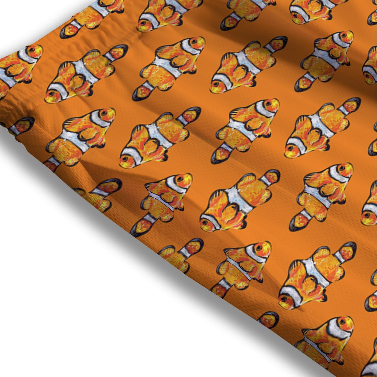 French Fries Cute Print Pattern Mesh Shorts