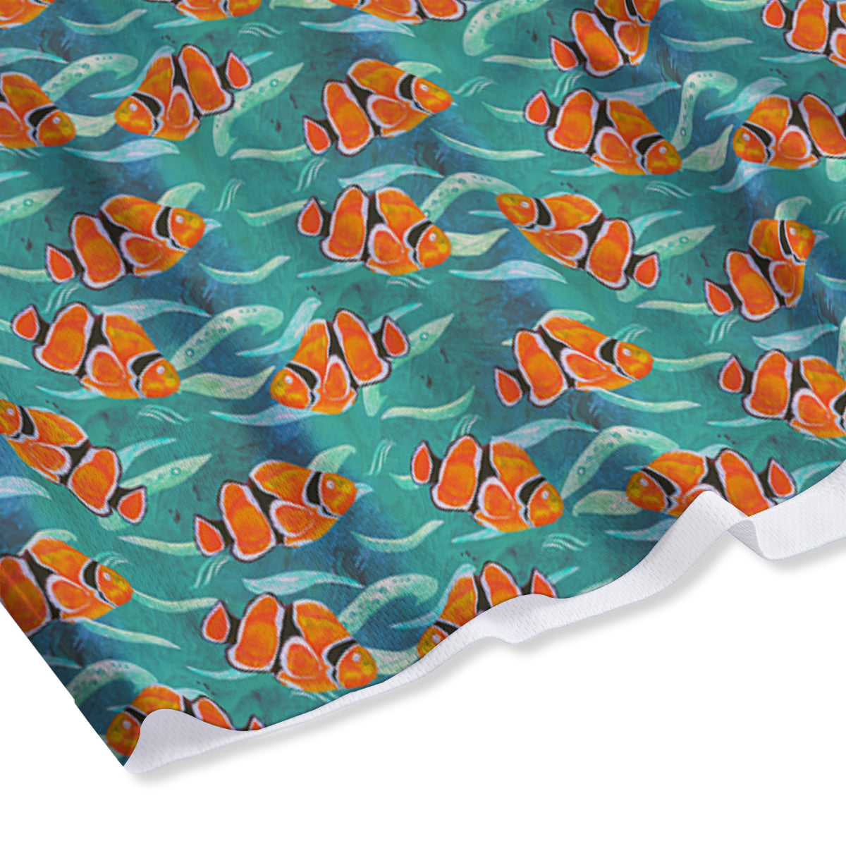 French Fries Doodle Print Pattern Mesh Shorts