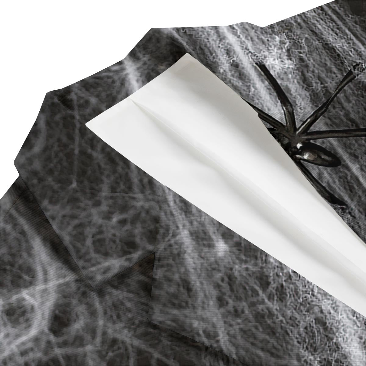 Cobweb And Toy Spiders Print Men's Blazer-grizzshop