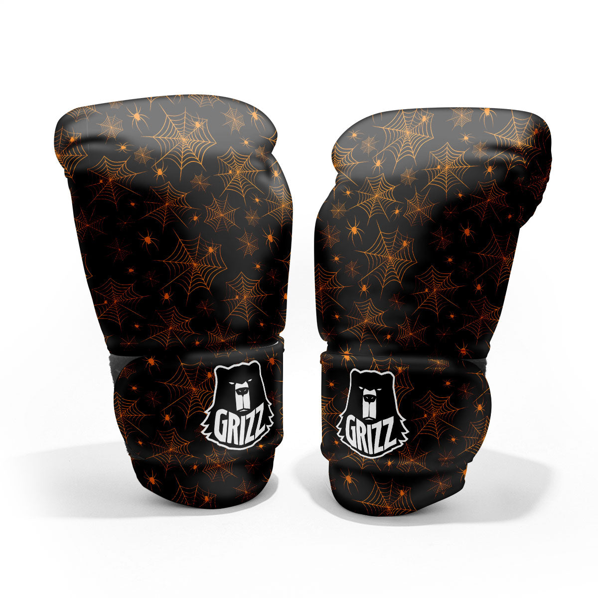 Cobweb Halloween Print Pattern Pro Boxing Glove