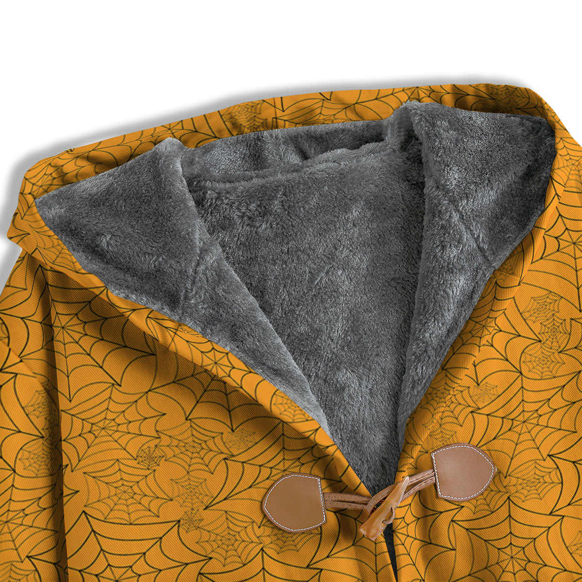 Cobweb Horror Print Men's Windbreaker Jacket-grizzshop