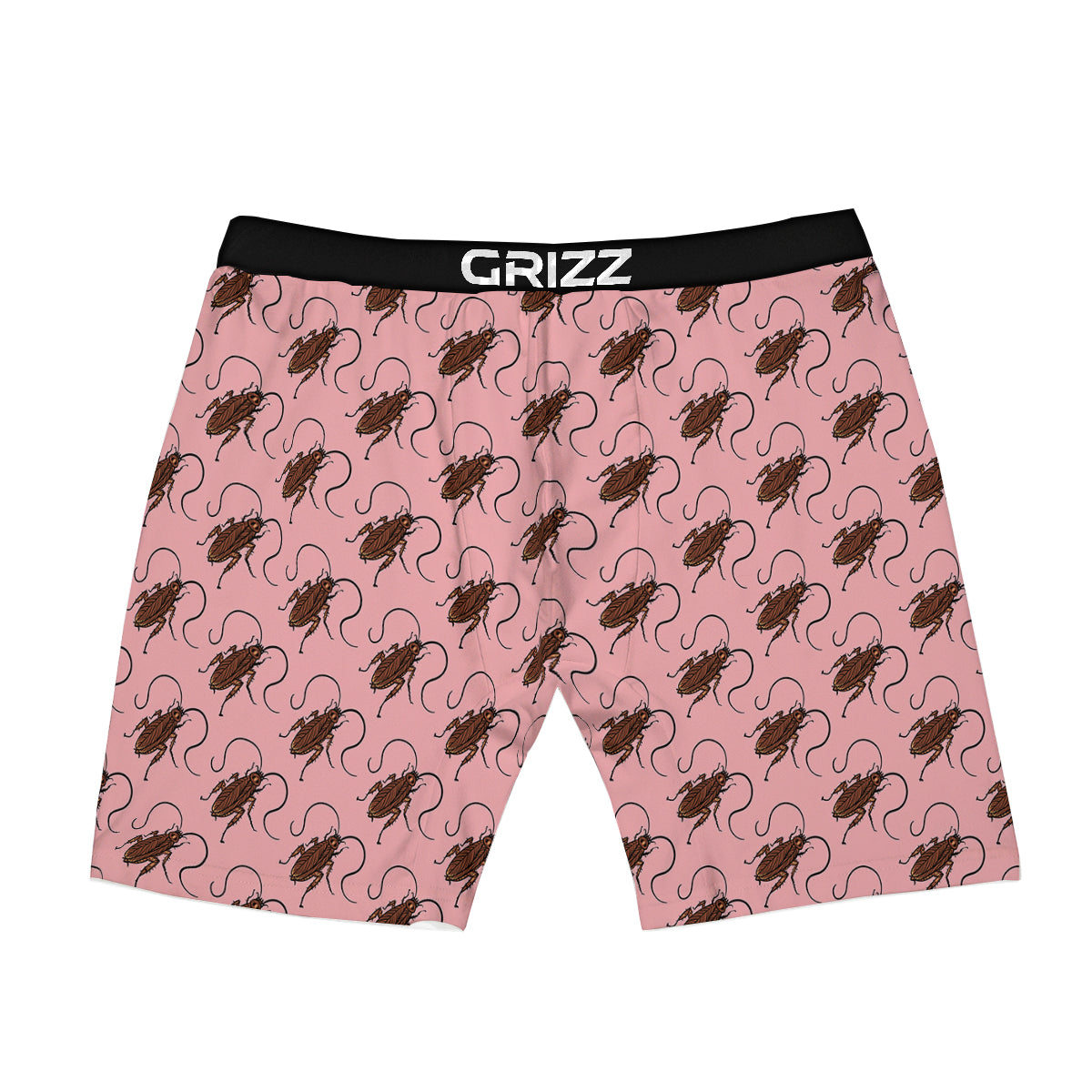 Cockroach Pink Print Pattern Boxer Briefs-grizzshop