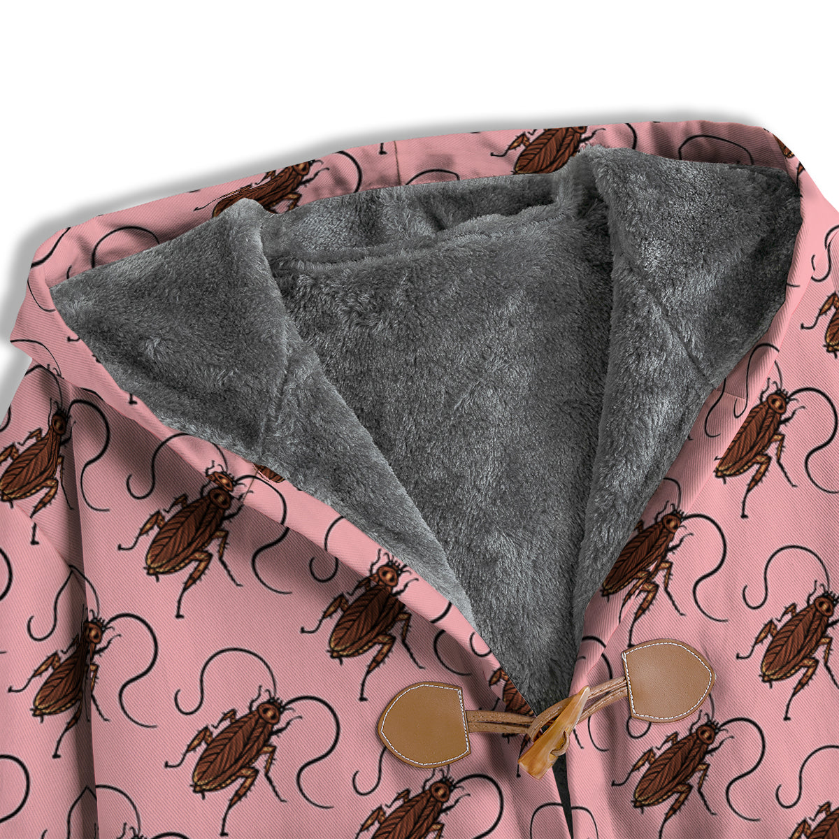Cockroach Pink Print Pattern Men's Windbreaker Jacket-grizzshop