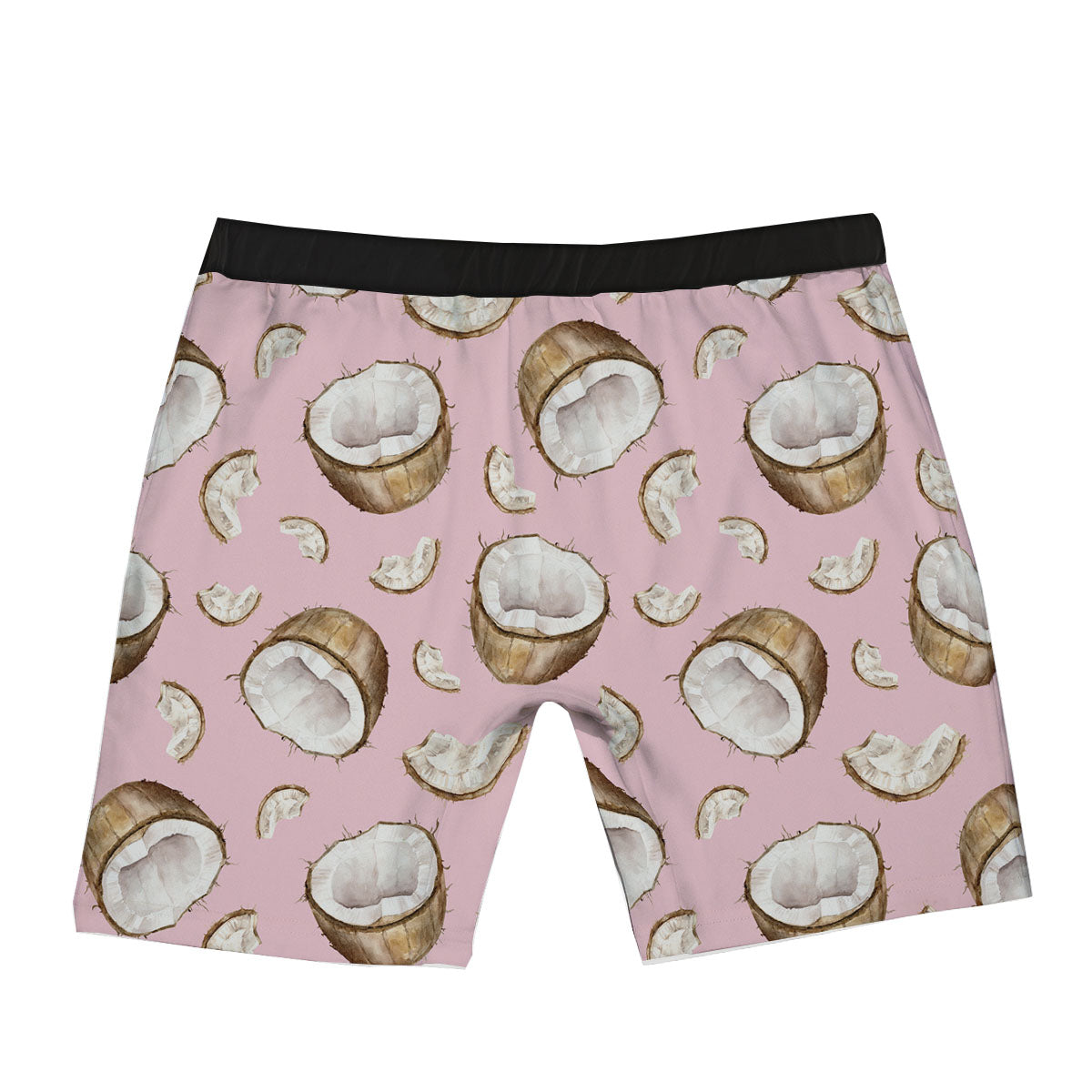 Coconut Pink Print Pattern Boxer Briefs-grizzshop