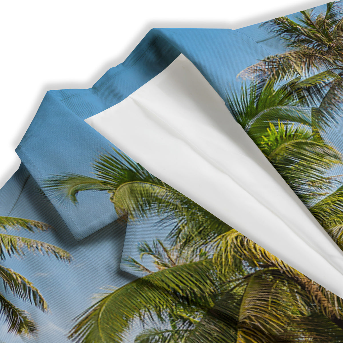 Coconut Tree Print Women's Blazer-grizzshop