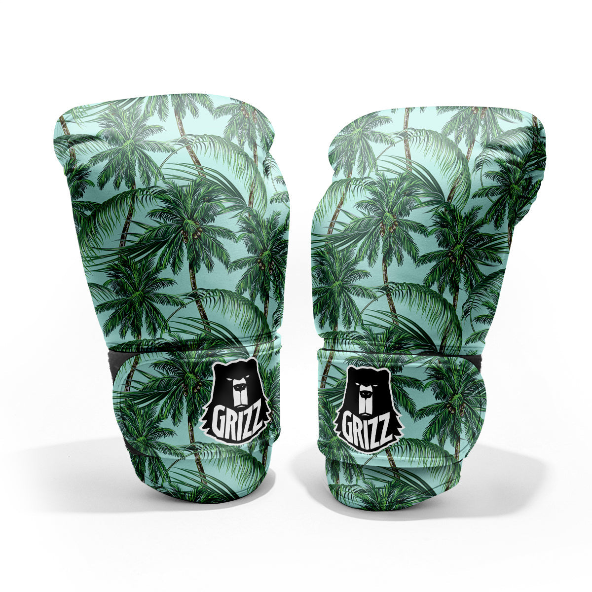 Coconut Tree Vintage Print Pattern Pro Boxing Glove