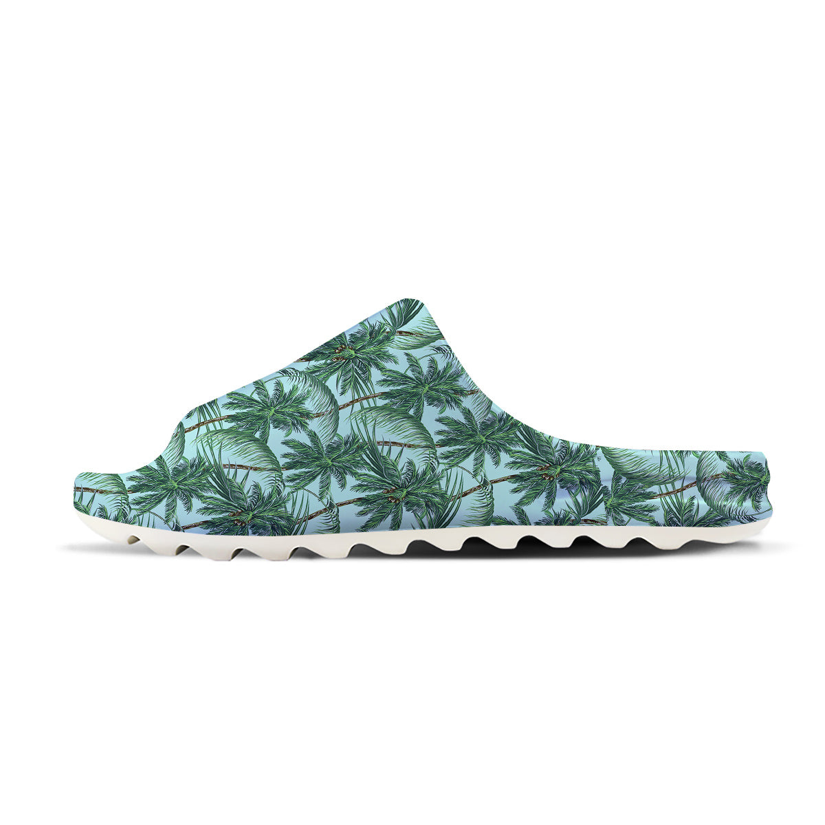Coconut Leaf Print Sandals-grizzshop