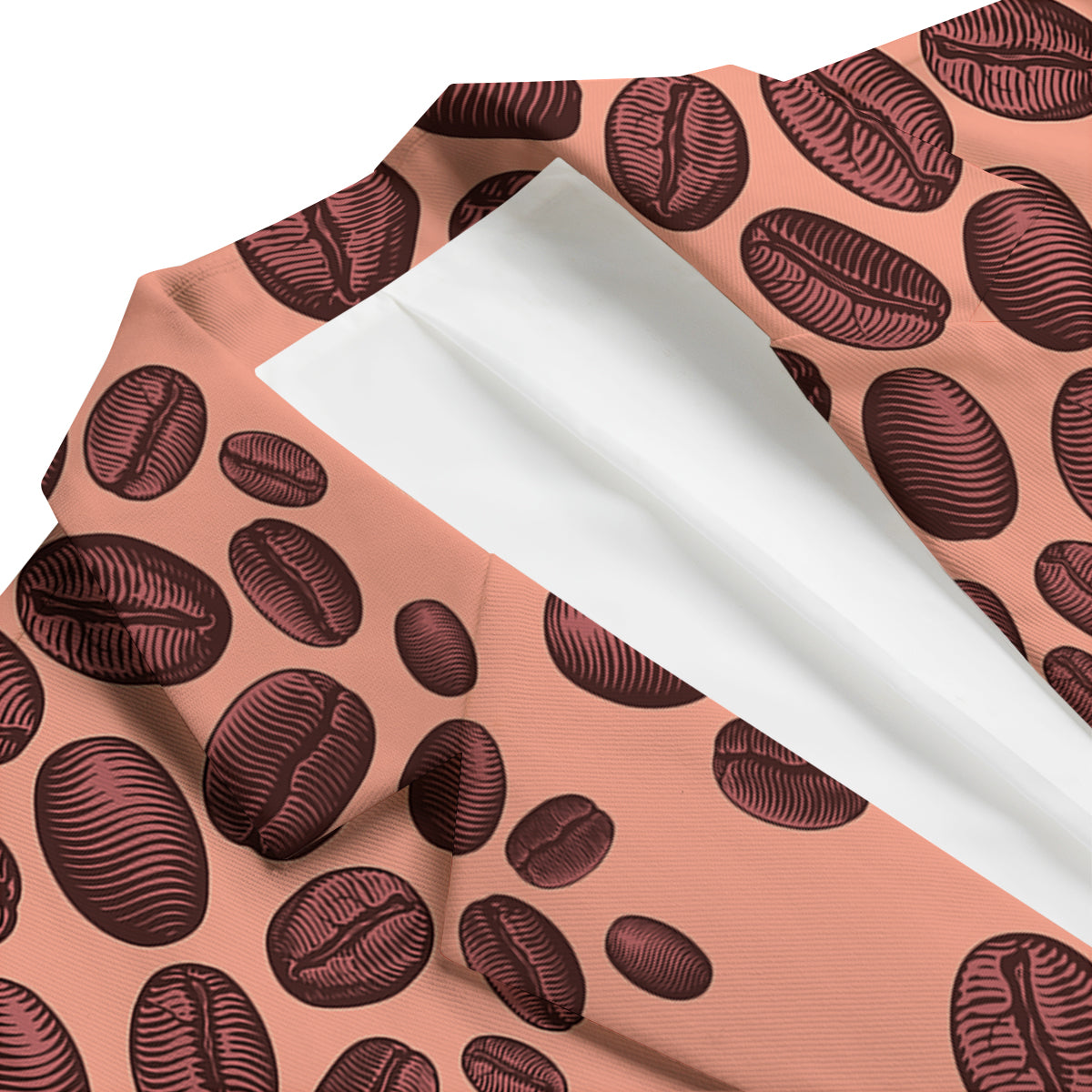 Coffee Bean Vintage Print Pattern Men's Blazer-grizzshop