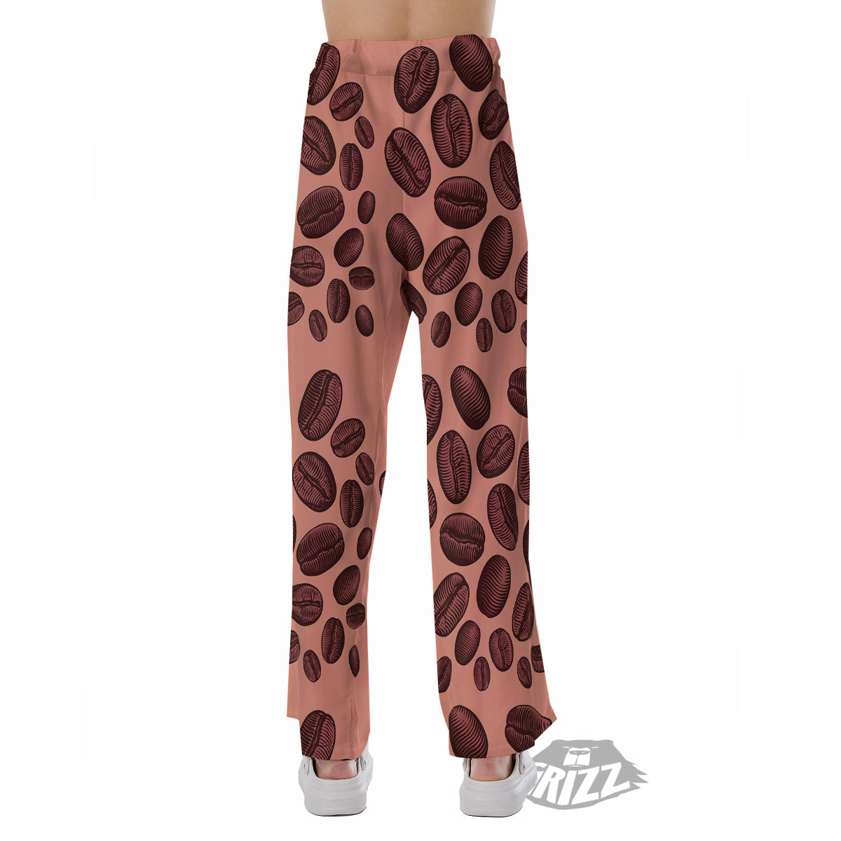 Coffee Bean Vintage Print Pattern Pajama Pants-grizzshop