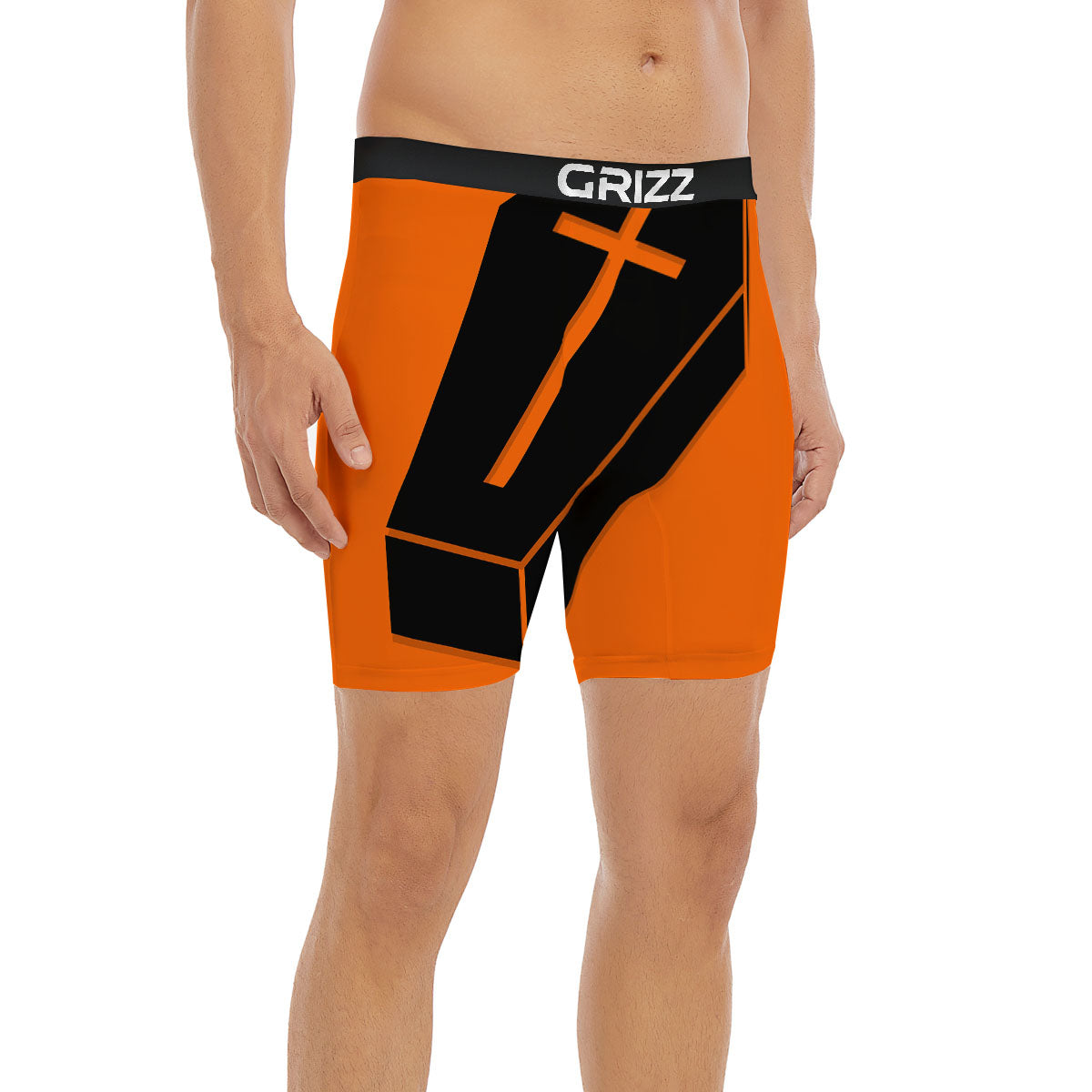 Coffin Halloween Vampire Print Boxer Briefs-grizzshop