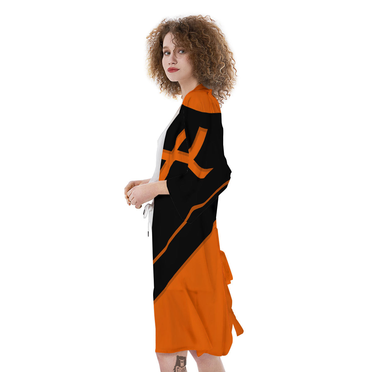 Coffin Halloween Vampire Print Kimono-grizzshop
