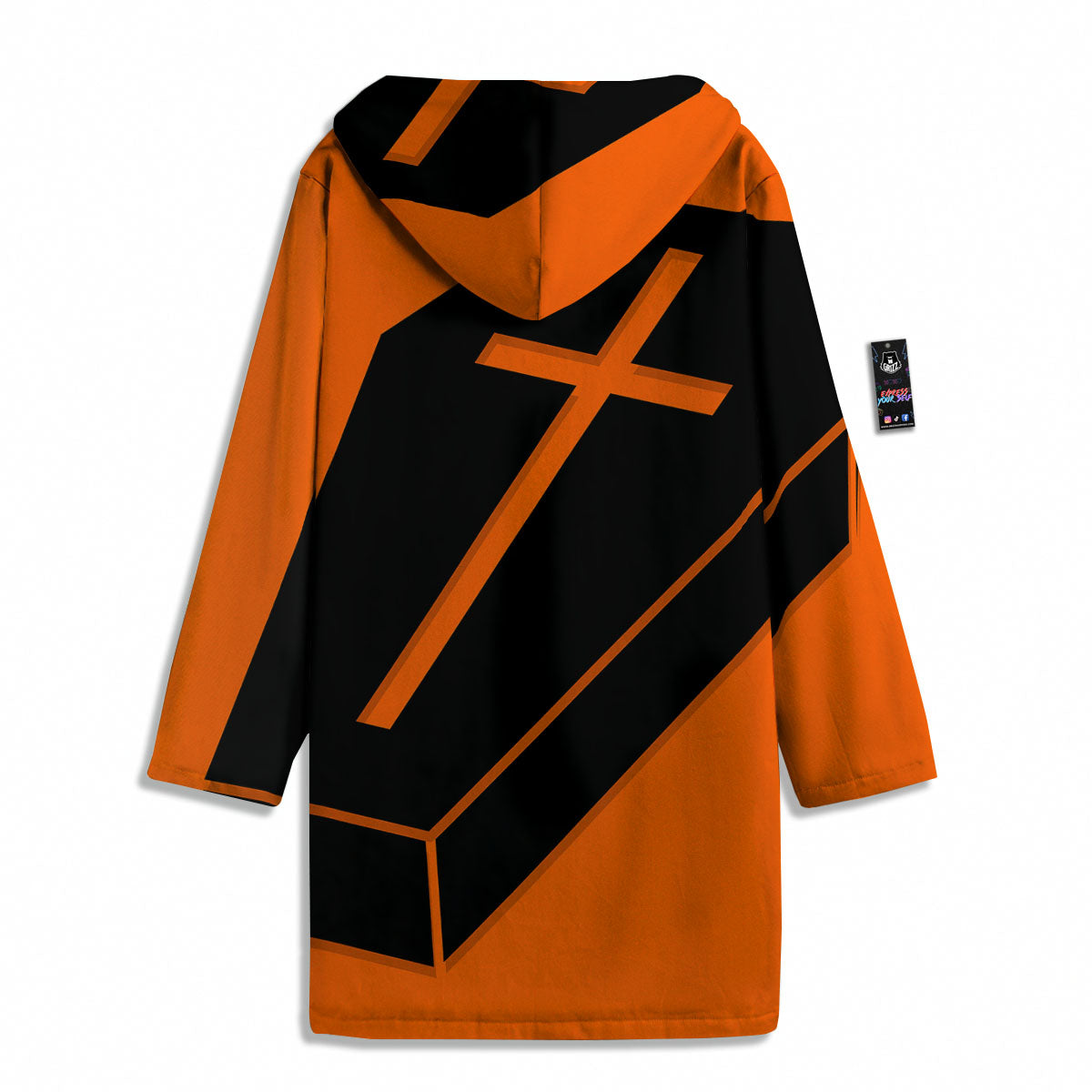 Coffin Halloween Vampire Print Men's Windbreaker Jacket-grizzshop