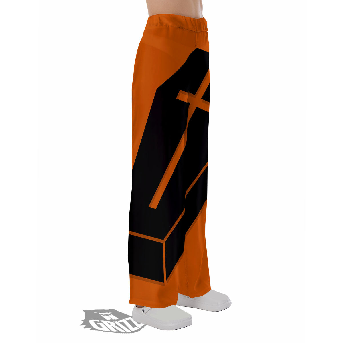 Coffin Halloween Vampire Print Pajama Pants-grizzshop