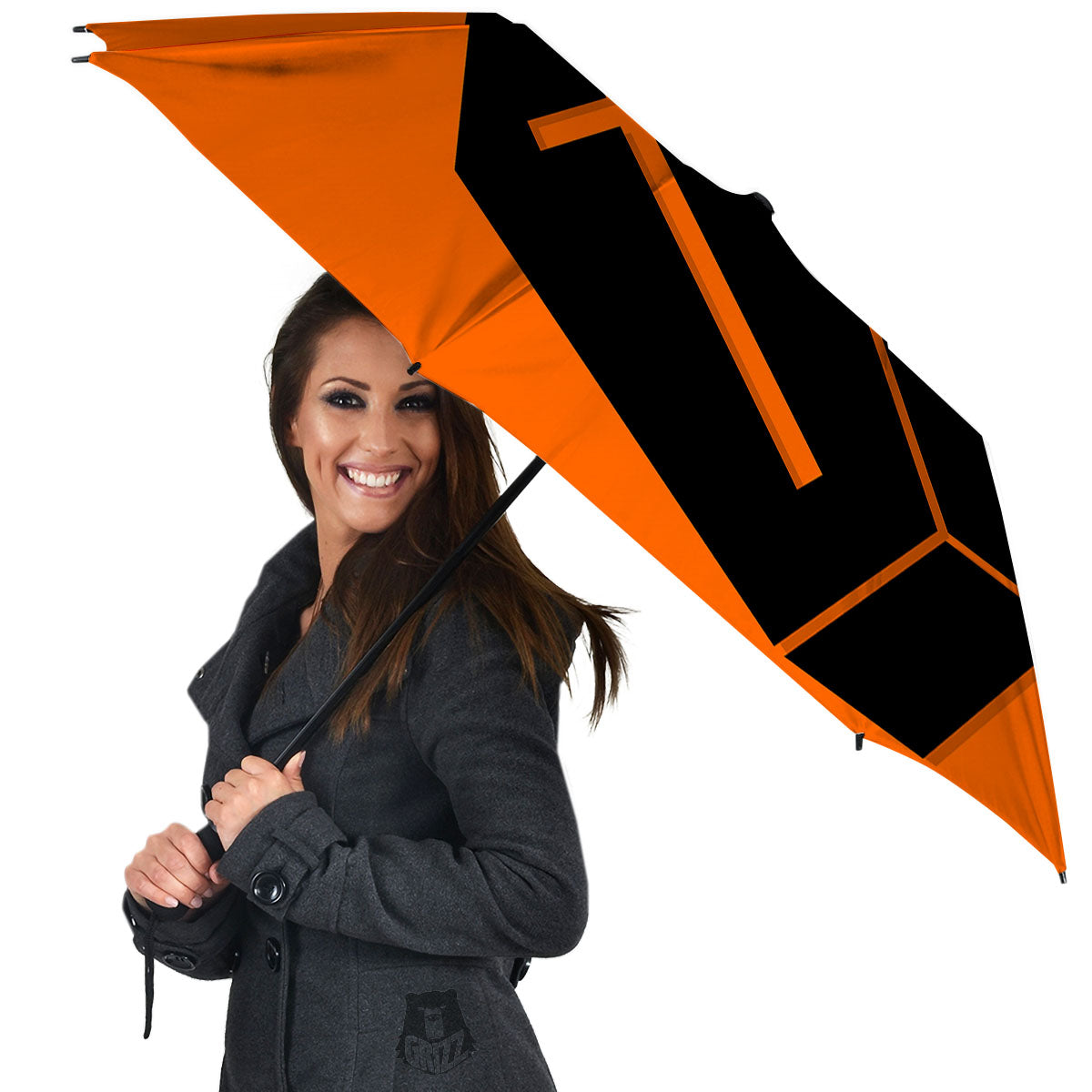 Coffin Halloween Vampire Print Umbrella-grizzshop