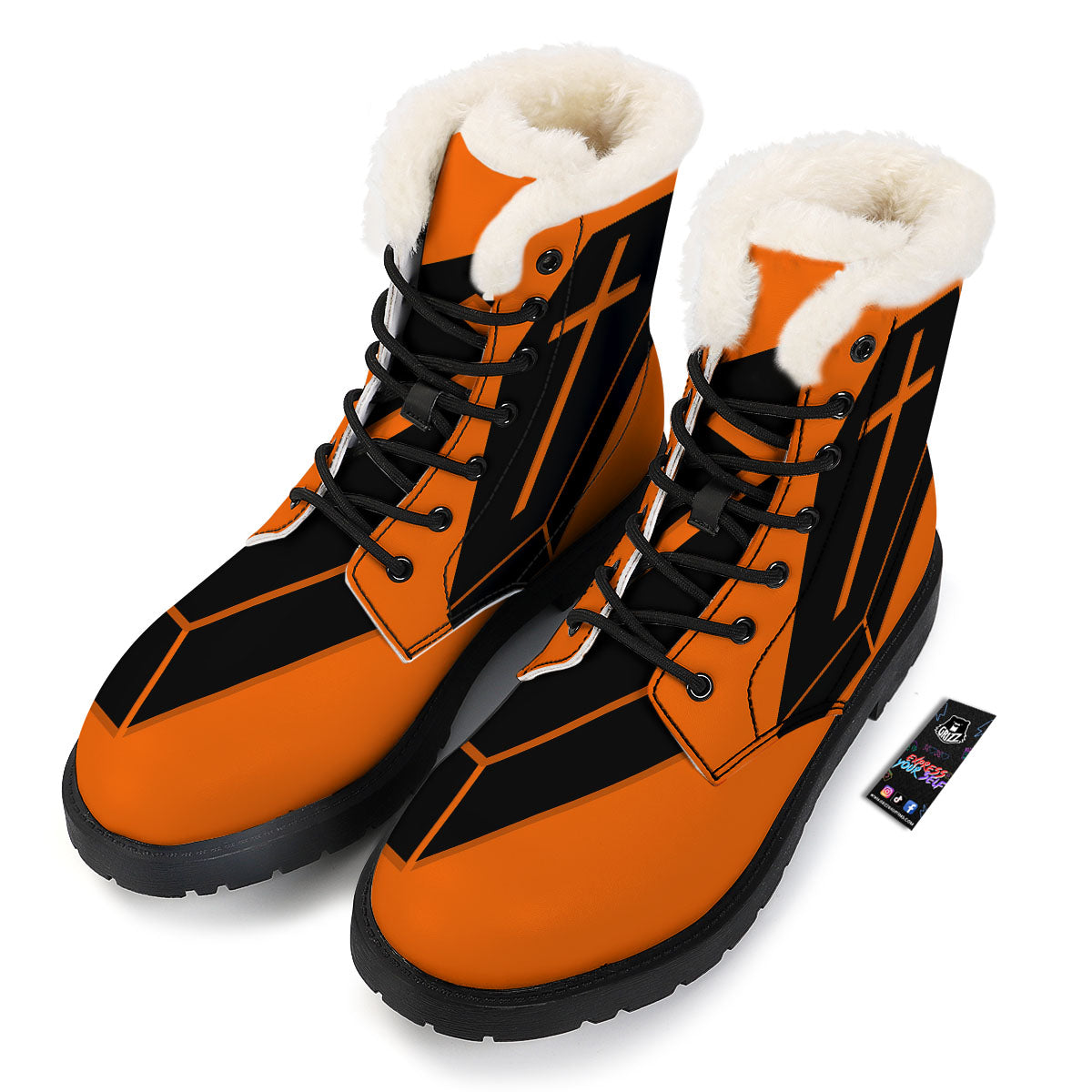 Coffin Halloween Vampire Print Winter Boots-grizzshop
