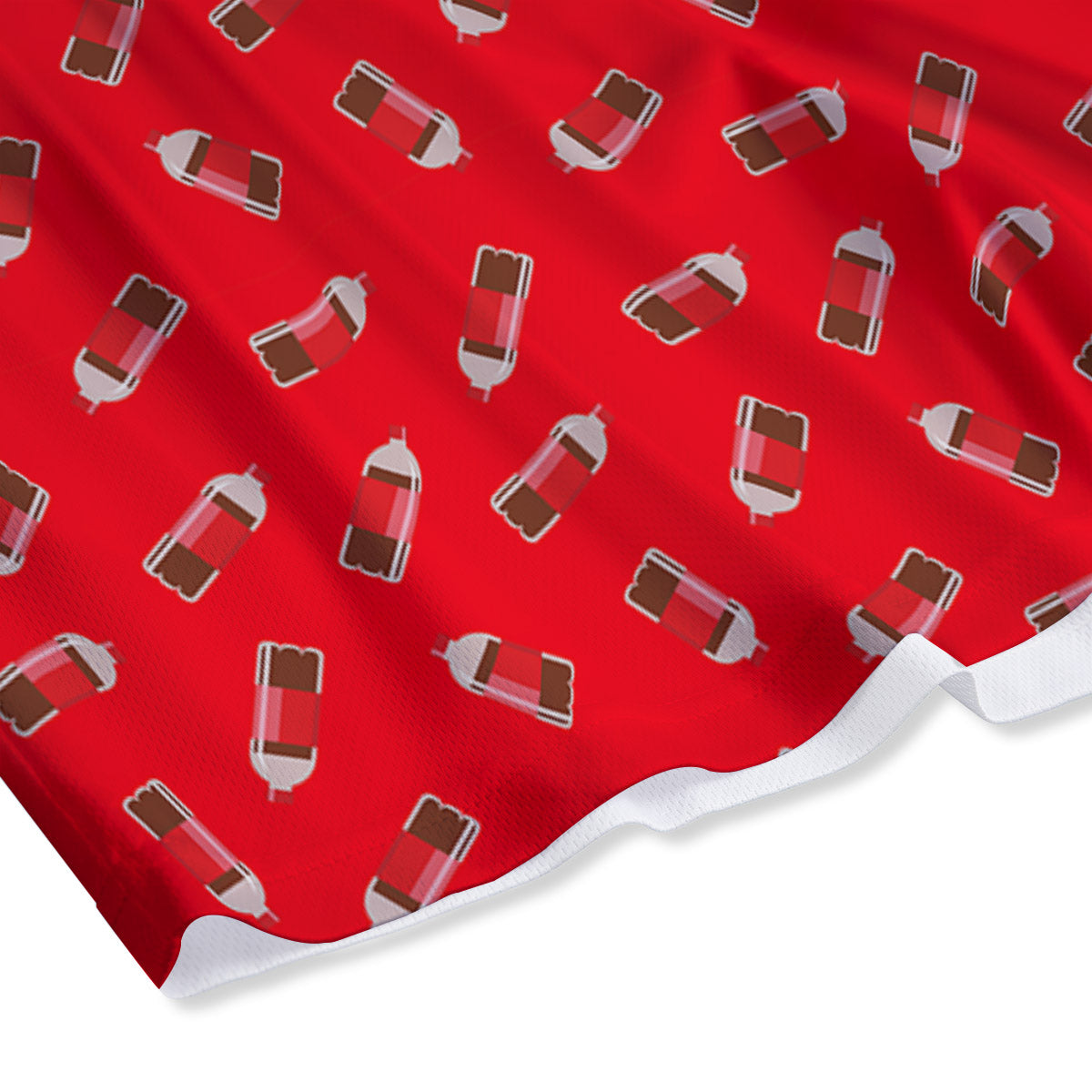 Cola Bottle Print Pattern Mesh Shorts-grizzshop