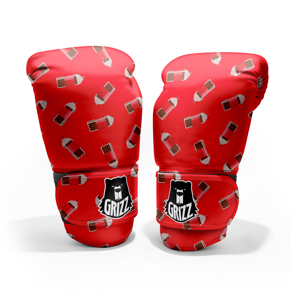 Cola Bottle Print Pattern Pro Boxing Glove
