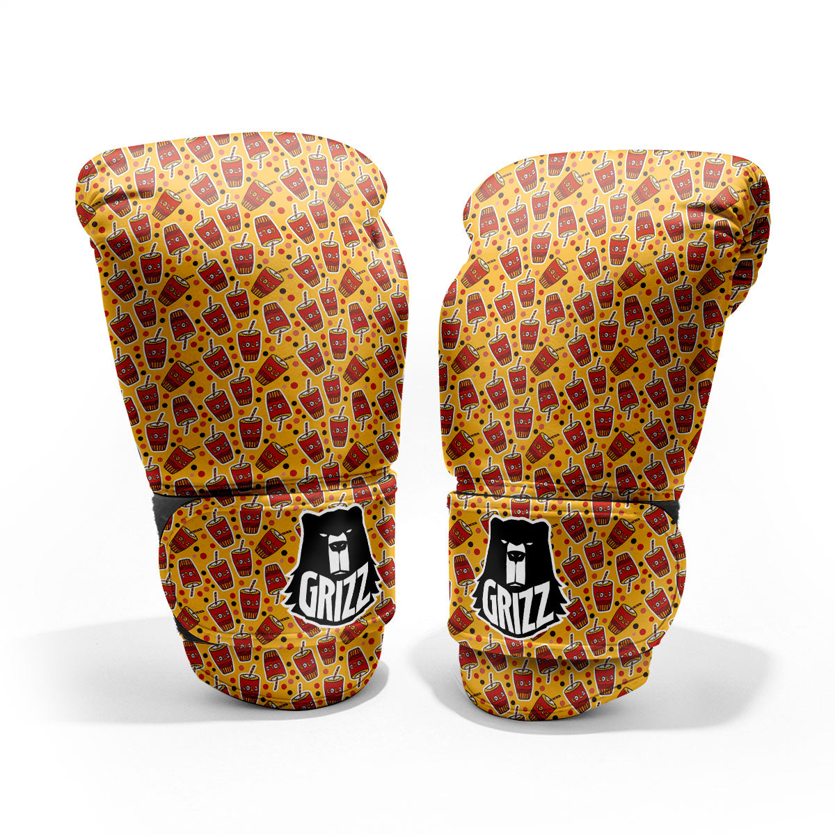 Cola Glass Print Pattern Pro Boxing Glove